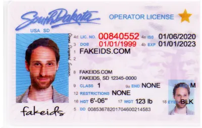 Buy South Dakota Fake ID - Scannable | FakeIDs.com Fake ID