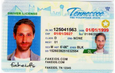 Buy Tennessee Fake ID - Scannable | FakeIDs.com Fake ID