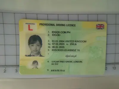 United Kingdom - Provisional Driver License Fake ID