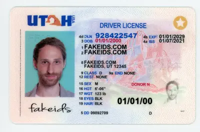 Utah Polycarbonate - Official State Material Fake ID