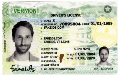 Vermont Fake ID