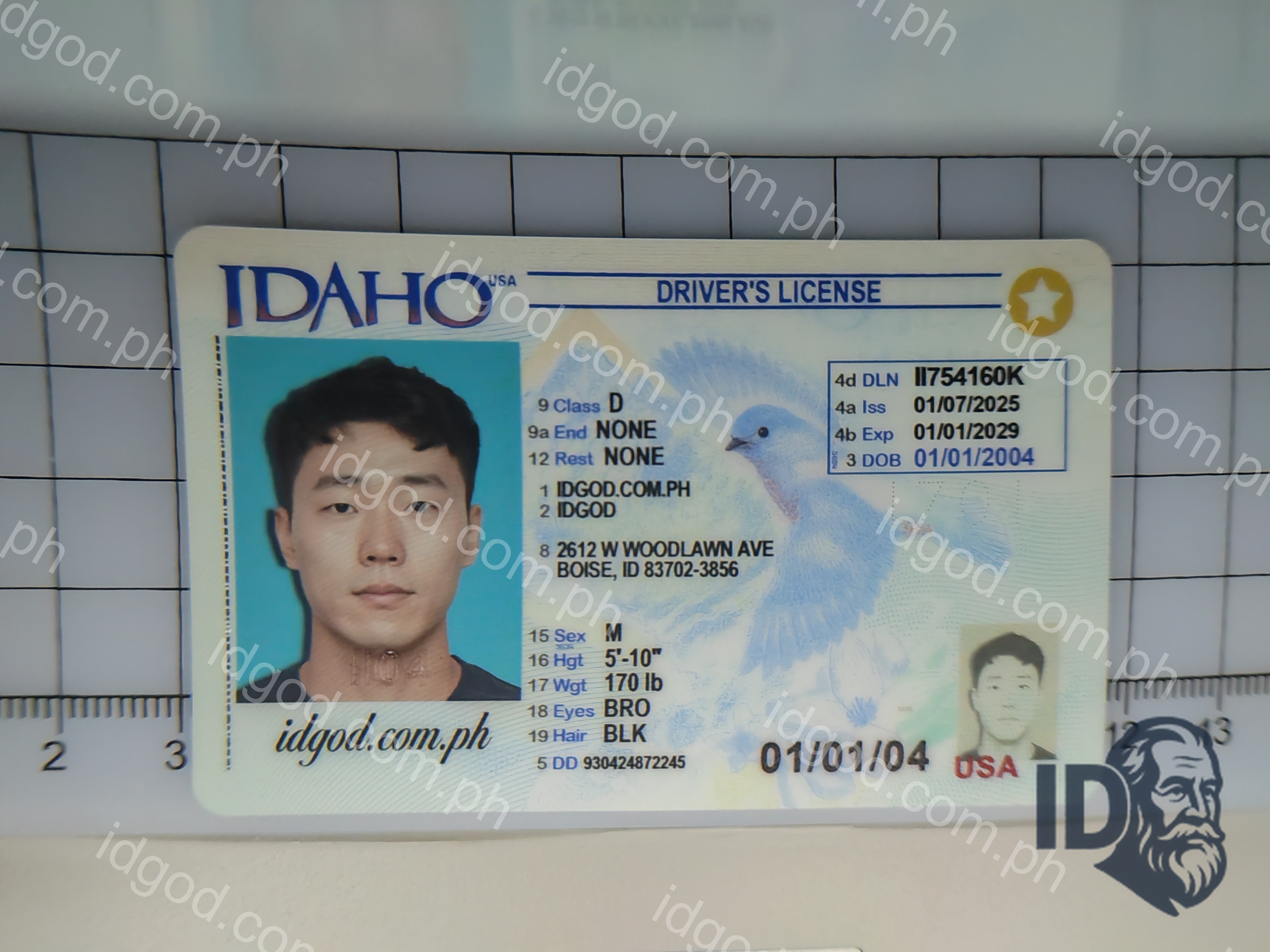 Idaho Polycarbonate - Official State Material Fake ID