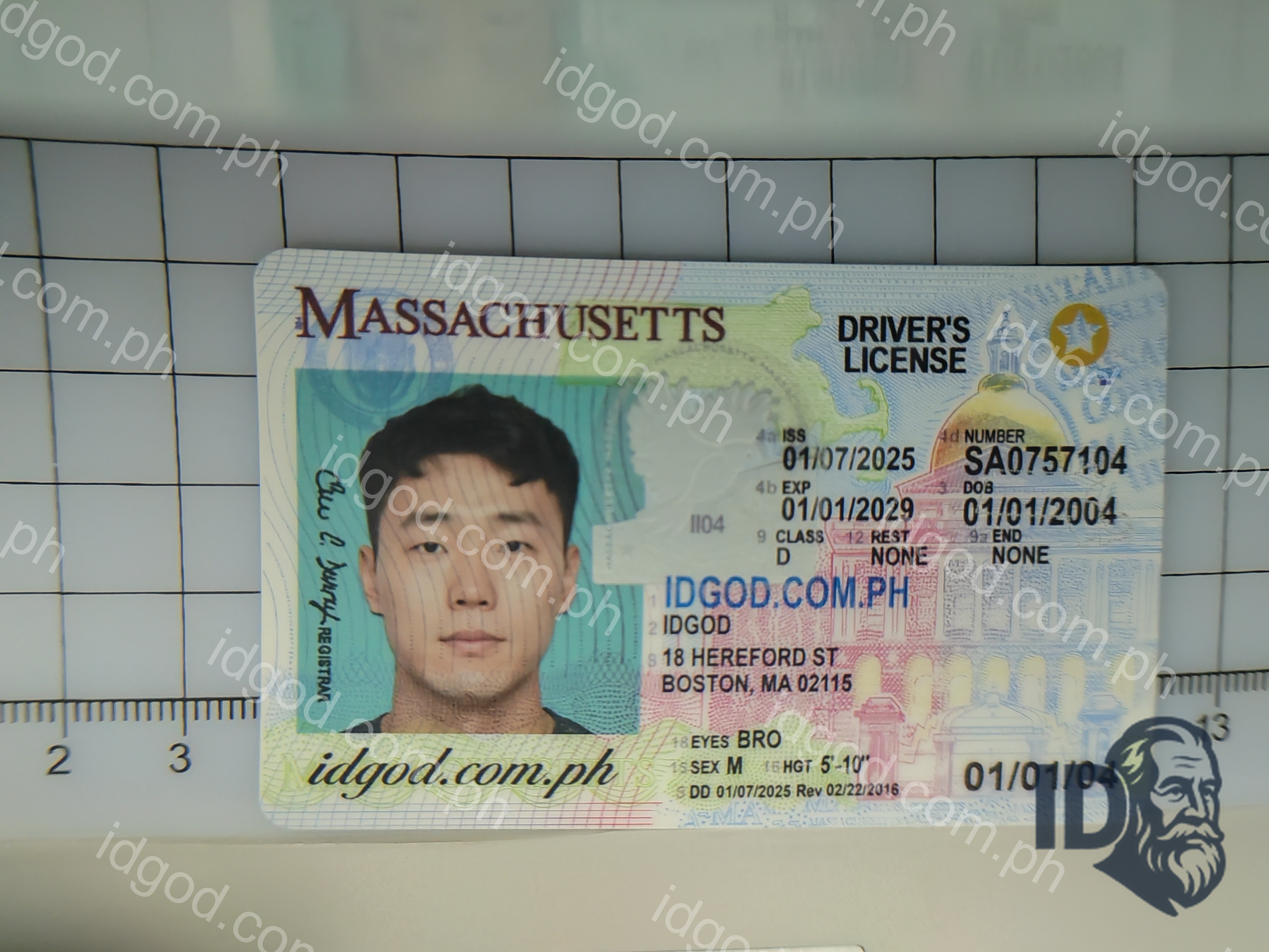 Massachusetts Fake ID