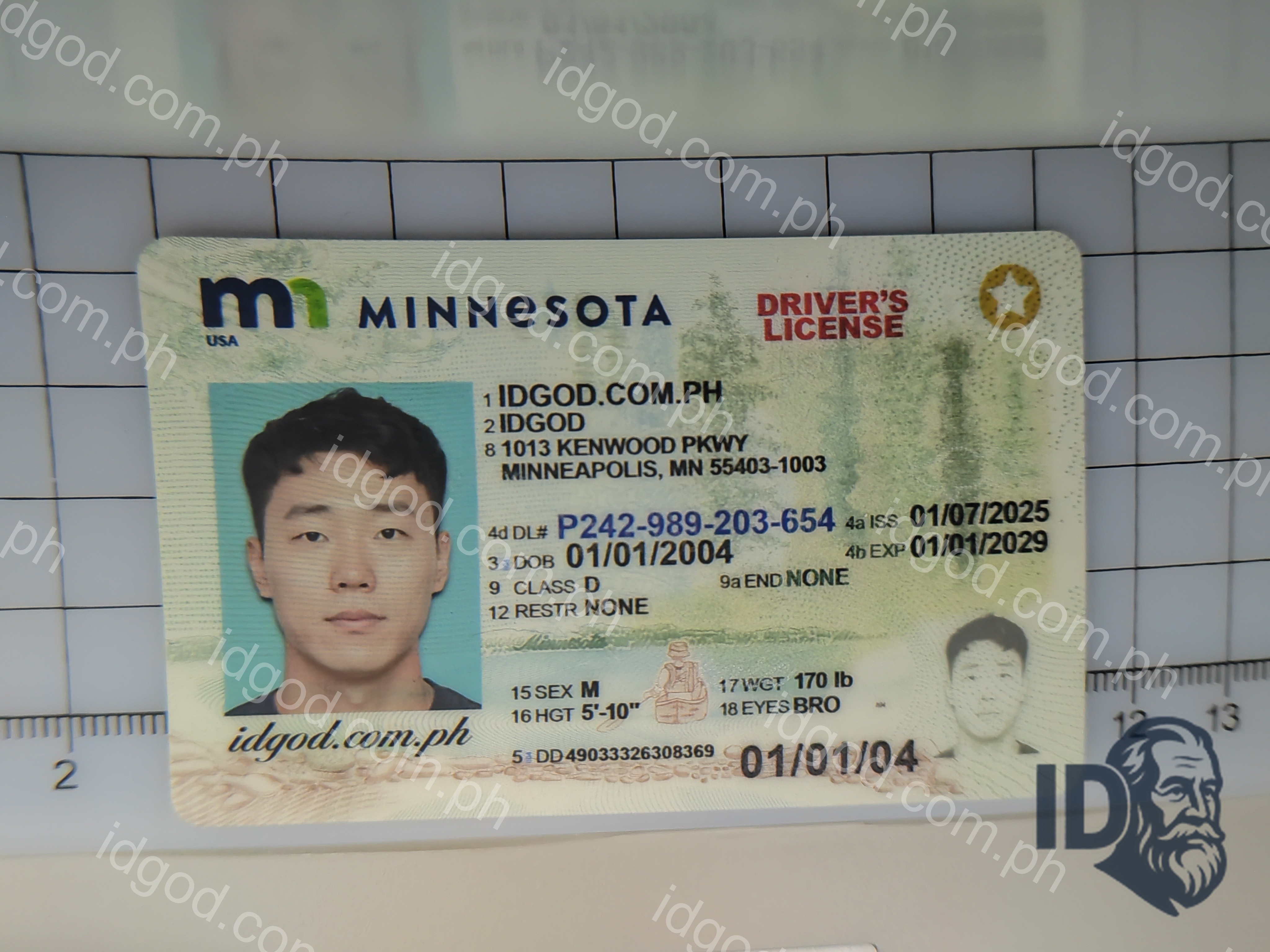 Minnesota Polycarbonate - Official State Material Fake ID
