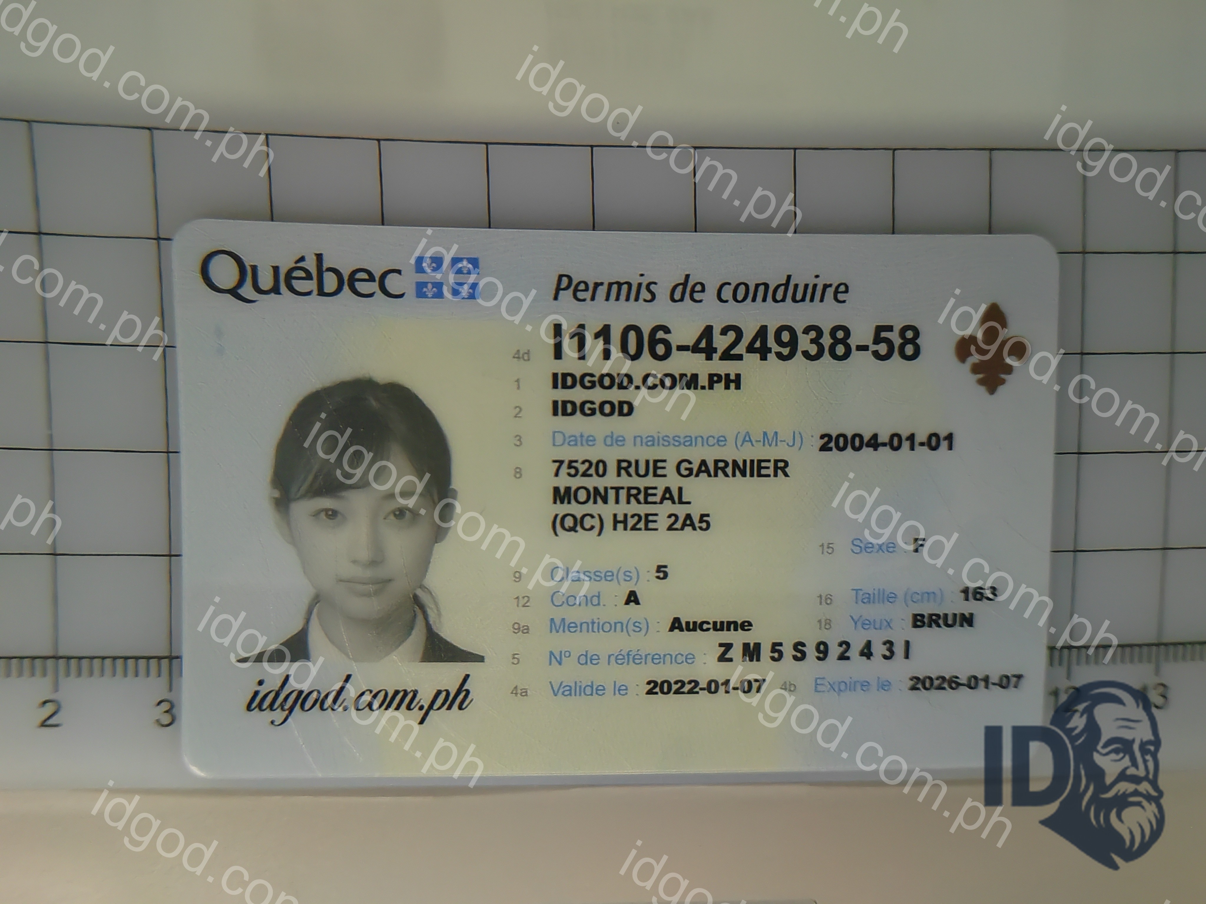 Quebec Canada Fake ID