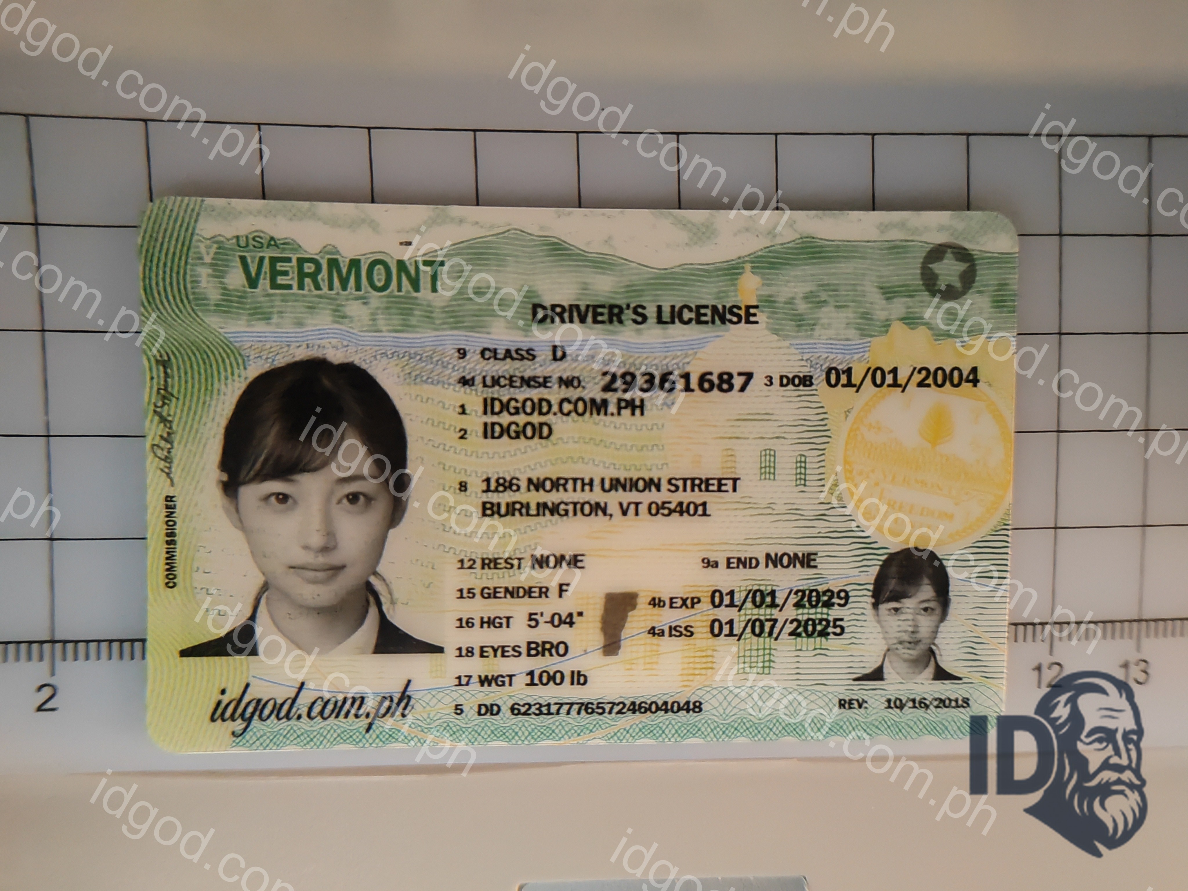 Vermont Fake ID