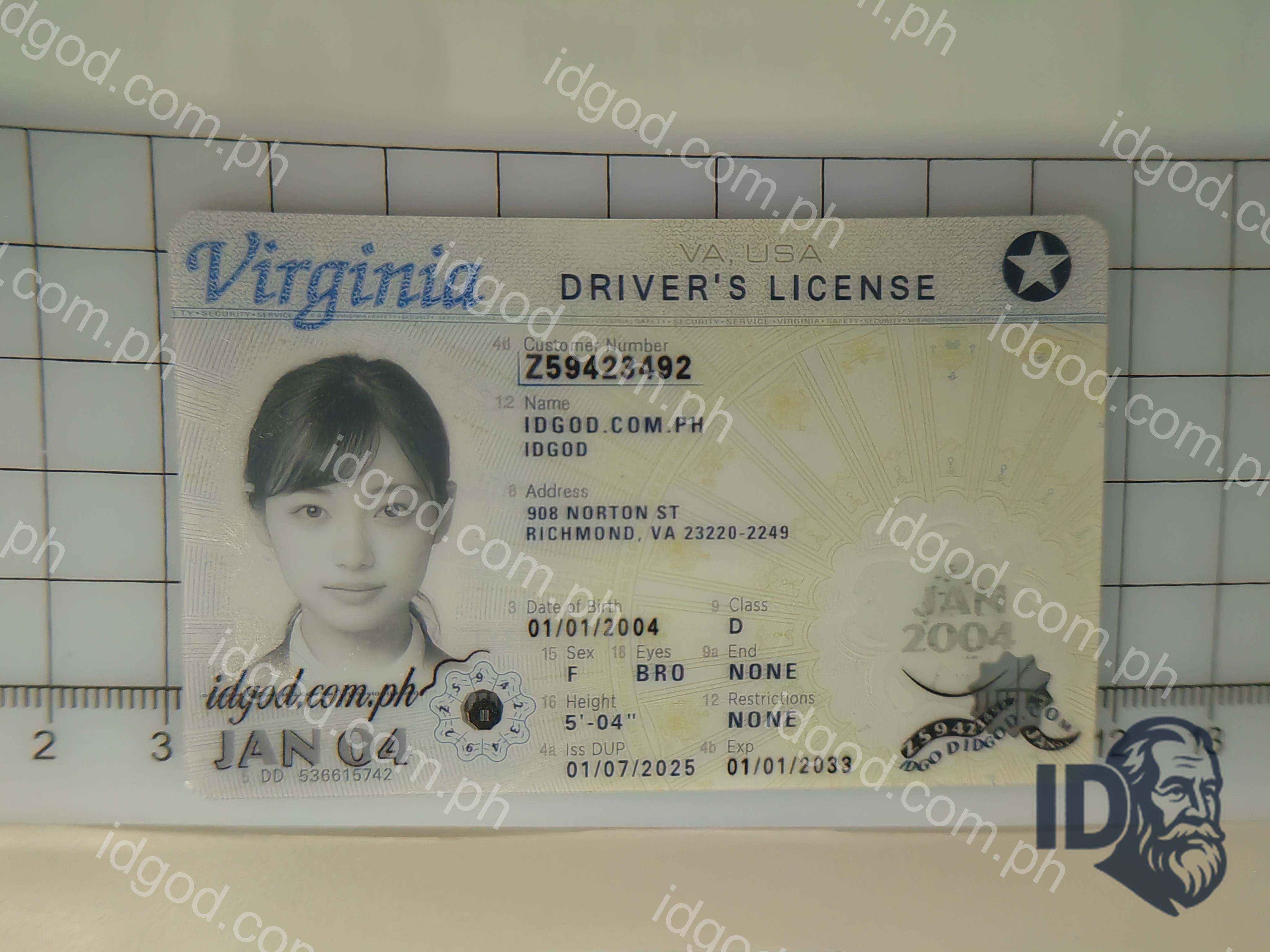 Virginia Fake ID